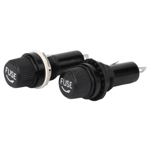 R3/13 Panel Mounted Fuse Holder For 30 & 32mm Glass Fuses