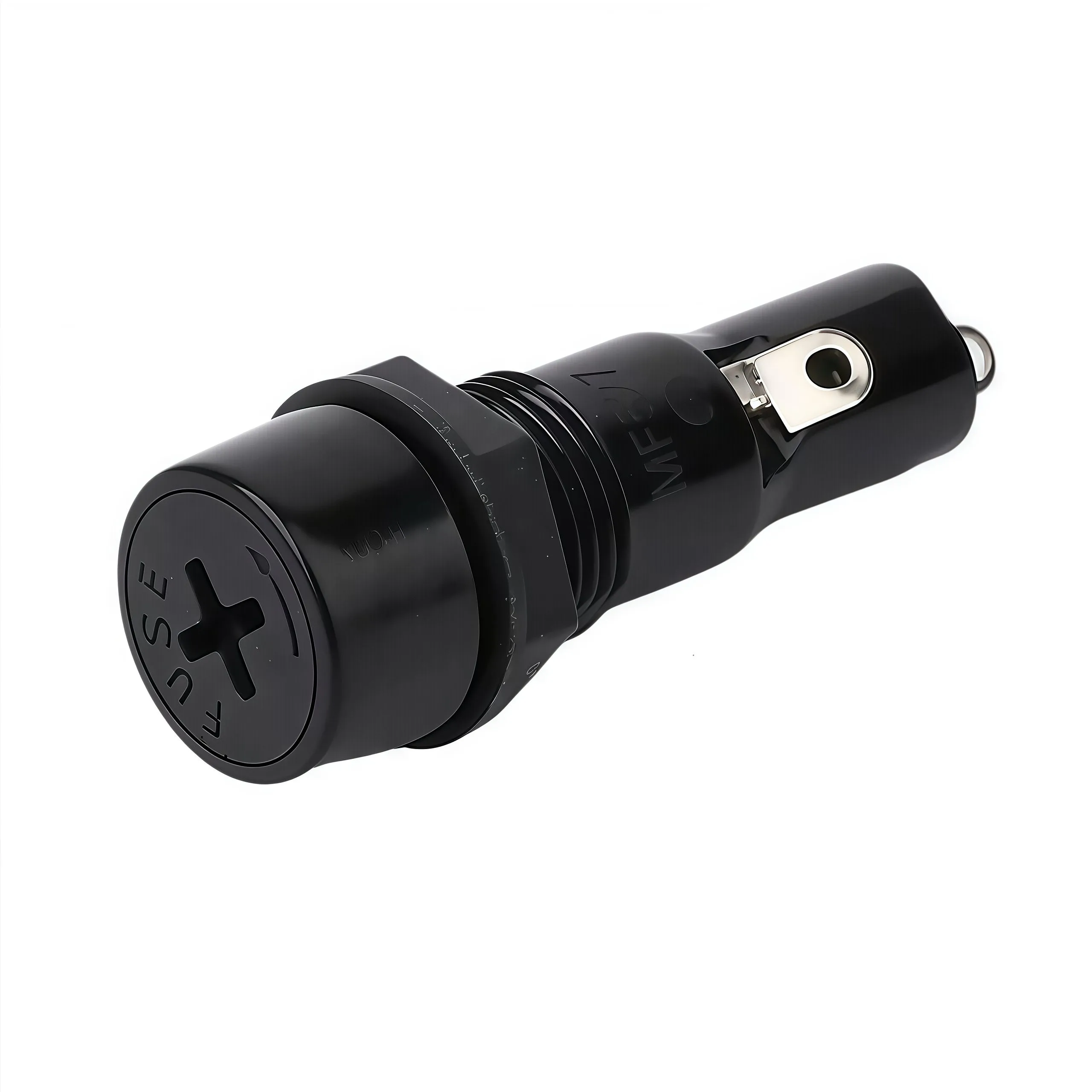 Glass Fuse Holder Panel Mount Round 5x20 10A 250V AC