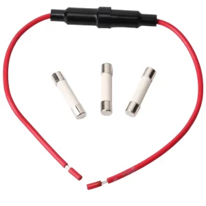 In-line fuse holder Matching 6X30 15A Ceramic Fuse