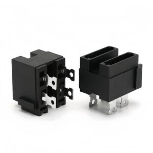 Blade Fuse Holder Panel Mount And medium-sized blade fuses
